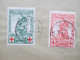 Belgien 1914 Rotes Kreuz Nr. 104 - 106 Und 107 - 109 Auf Einem Umschlag! Satzbrief! KW Für Gestempelt: 65€ - 1914-1915 Cruz Roja