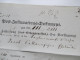 Post - Insinuations - Dokument / Behändigunsschein 1857 Berlin L2 Marken Leider Abgelöst!! Nach Stolp (heute Polen) - Briefe U. Dokumente