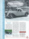 Fiche Traction Avant Citroën (1934) - Un Siècle D'Automobiles (Edit. Hachette) - Cars