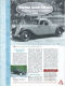 Fiche Traction Avant Citroën (1934) - Un Siècle D'Automobiles (Edit. Hachette) - Auto's