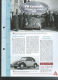 Fiche VW Coccinelle (1938) - Un Siècle D'Automobiles (Edit. Hachette) - Voitures