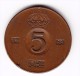 1963 Sweden 5 Ore Coin - Sweden