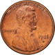 Monnaie, États-Unis, Lincoln Cent, Cent, 1981, U.S. Mint, Denver, SUP, Laiton - 1959-…: Lincoln, Memorial Reverse