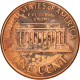 États-Unis, Lincoln Cent, 1990, Philadelphia, SUP, KM:201b - 1959-…: Lincoln, Memorial Reverse