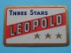 Three Stars LEOPOLD *** / JOKER ( Details - Zie Foto´s Voor En Achter ) !! - Barajas De Naipe