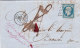 1860 LETTRE N° 14. TAXE PLUME 4. AFFRANCHISSEMENT INSUFFISANT BEAUVAIS OISE POUR EN VILLE / 7520 - 1849-1876: Classic Period