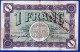 BON - BILLET - MONNAIE - 1918 CHAMBRE DE COMMERCE 1 FRANC TERRITOIRE DE BELFORT 90000 TAMPON ROUGE AU VERSO ALSACE LORRA - Cámara De Comercio