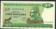 ZIMBABWE P2e 5 DOLLARS 1994 #BA/R    Type  B Signature 3  RARE WATERMARK * UNC. - Zimbabwe