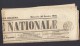 JOURNAL L'ASSEMBLEE NATIONALE Complet Du 20 Octobre 1850 Timbre Humide 5 C Noir  SEINE (fiscal/postal) SUP - 1849-1876: Klassik