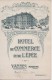 Dépliant Hotel Du Commerce Et De L'épée  VANNES Morbihan Bretagne - Etiquettes D'hotels