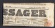 JOURNAL MESSAGER DE PARIS Complet Du 11 Novembre 1858 Timbre Humide 6 C Rouge  SEINE(fiscal/postal ) TB - 1849-1876: Periodo Classico