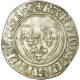 Monnaie, France, Blanc, TTB, Billon, Duplessy:377 - 1380-1422 Charles VI Le Fol