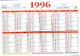 CALENDRIER 1996  FORMAT A4  = DREUX TRAMWAY Rue Du Palais De Justice Vers 1910  Bien Animé  "Classeur" - Big : 1991-00