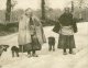 REPRODUCTION CPA    87    NANTIAT       AVENUE DE LA GARE     SCENE CHAMPETRE     BERGERES ET LEURS TROUPEAUX - Nantiat