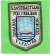 ECUSSON TISSU SAN SEBASTIAN SAINT SEBASTIEN ESPAGNE - Patches