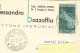 BAZZOFFIA ALESSANDRO,VIVAI-PIANTE,BETTONA,PERUGIA, CARTOLINA  VIAGGIATA 1947,POSTE BASTIA UMBRA,MARINARE £.3, - Perugia