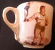 Ca. 1900 PORCELAIN CUP - ILLUSTRATED TORO - TAURIMAQUIA - BULL FIGHTING - Andere & Zonder Classificatie