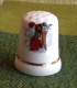 THIMBLES - DÉ À COUDRE EN PORCELAINE - COUPLE DE DANSEURS -  TORREMOLINOS, MALAGA, ESPAGNE - - Dés à Coudre