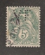 Perforé/perfin/lochung France No 111 VF  Violet Frères - Autres & Non Classés