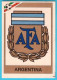 MEXICO 86 No. 72 - Panini Argentina Football Federation AFA ( Yugoslav Edition ) Soccer Fussball Futbol Association - Trading Cards