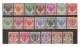 MALAYA - KEDAH KING GEORGE VI 1950 - 1952 SET SG 76/90 MAINLY  MOUNTED MINT  Cat £160 - Kedah