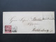 AD Nordd. Postbezirk 1869 Michel Nr. 4 EF Von Freiburg In Schlesien Nach Waldenburg. Interessanter Beleg!! - Covers & Documents