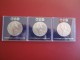 Isle Of Man Manx 1982 XII World Cup Spain Football  3x Crown Set UNC Cased - Isle Of Man