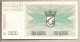 Bosnia Erzegovina - Banconota Circolata Da 100 Dinari - 1992 - Bosnia Erzegovina