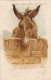 1900-1910's; Donkey, "When Shall We Three Meet Again?" - Anes