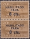 1961-35 CUBA. 1961. Ed.885hc HABILITADOS. AVION. ERROR HABILITACION CALCADA AL REVERSO MNH. - Usati