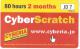 Jordan-CyberScratch 80hours 7 Dinar,test Card - Jordan