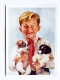 Postal Stationery Card From Ussr 1954 Boy Pioneer Children Dogs - 1950-59