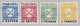 Heimat ZH Thalwil Lot Mit 4 Fiskalmarken Gebührenmarken - Revenue Stamps