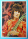 RON WOOD - THE ROLLING STONES ... Panini Modena Italy Vintage Card ** VERY LARGE SIZE **  RRR - Objets Dérivés