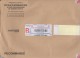 Monaco Registered Letter With Customs Declaration And Barcode - Cartas & Documentos