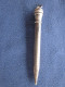 PETIT CRAYON MINE ANCIEN ET RARE ARGENTE 6CM - Penne