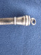 PETIT CRAYON MINE ANCIEN ET RARE ARGENTE 6CM - Penne