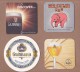 AC - BEER COASTERS GUINNESS, DELIRIUM RED, GUTMANN GUTES, LEFFE LOT #8 VINTAGE COASTER - Sous-bocks