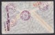 Uruguay: Registered Airmail Cover To USA, 1961, 3 Stamps, Statue, Flower, Overprint, R-label (serious Damage!) - Uruguay