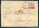 1875 GB QV 3d Rose Plate 15 Newcastle Quayside Wrapper - Copenhagen Denmark - Lettres & Documents