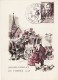 N117 Carte Postale Journée Nationale Du Timbre 1948 Cachet Journée Du Timbre 6 Mars 1948 REIMS - Commemorative Postmarks