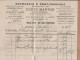 Carta Papel Timbrado Escriptorio De COUTO MARTINS Advocacia E Procurador - Rua Da Prata 178 LISBOA PORTUGAL 1919 - Portugal