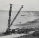 ARROMANCHES - VUE PANORAMIQUE DE LA PLAGE EN TRAVAUX - CPA NON VOYAGEE - Arromanches