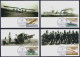 2015 RUSSIA "CENTENARY OF WORLD WAR I / NATIONAL MILITARY EQUIPMENT" MAXIMUM CARDS (ST. PETERSBURG) - Cartoline Maximum