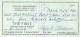 @@@ THE FIRST NATIONAL BANK OF BOSTON CHEQUE, DATED 1975, USD 4.000 - Cheques & Traveler's Cheques