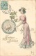 SOUHAITS SINCÈRES - Année 1904,cochon, Thème Chance,carte Signée Hofer. - Maiali