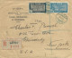 TOGO - 1926 - ENV. SERVICE PTT RECOMMANDEE De LOME Avec OBLITERATION ALLEMANDE BLEUE ! => NEW-YORK (USA) Via LIVERPOOL - Lettres & Documents