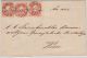 25963  Austria 1858 5 Kr (3) From BOEH. LEIPA, On An 1859 Entire To Wien - Lettres & Documents