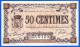 BON - BILLET - MONNAIE 19 JUILLET 1915 CHAMBRE DE COMMERCE 50 CENTIMES GRANVILLE 50 MANCHE N° 200135 - Chambre De Commerce