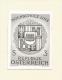 AUSTRIA IMPERFORATE BLACK PROOF ON POST OFFICE DOCUMENT HOCHSHULE LINZ - Otros & Sin Clasificación